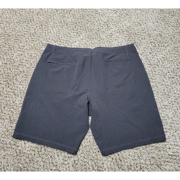 Hang Ten Charcoal Grey Shorts Men's 40 Chino Hybrid Board Surf Casual Drawstring - Picture 7 of 7